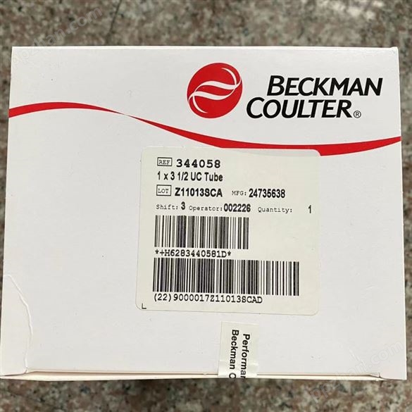 美国Beckman 344058无盖管
